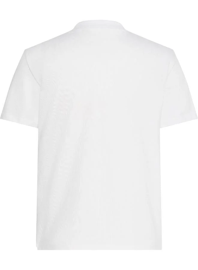 كالفن كلاين جينز تيشيرت بياقة دائرية برسومات